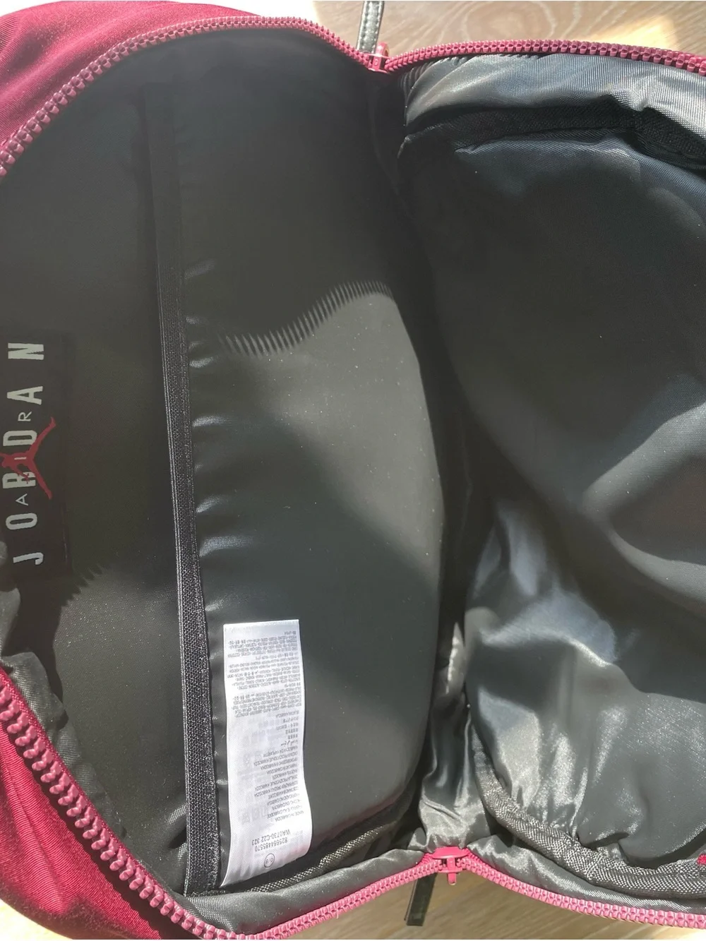 Jordan Maroon Mini Backpack with Jumpman Patch